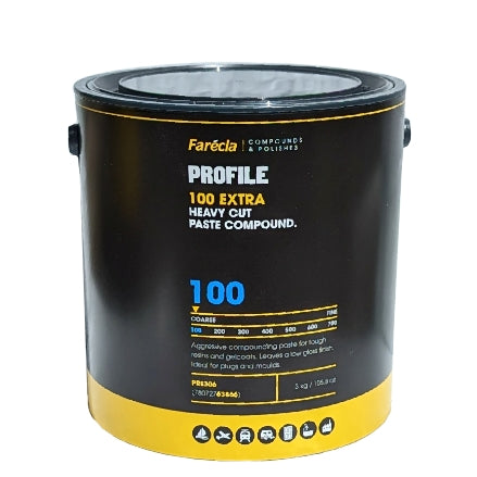 Farecla Profile 100 Extra Heavy Cut Paste Compound, 3kg, PRE306, 4