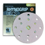 Indasa 6" Rhynogrip HTLine Ultravent Vacuum Sanding Discs, 8660 Series