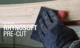 Indasa Rhynosoft Pre-Cut Foam Hand Sanding Pads, Boxed Dispenser Rolls, 15