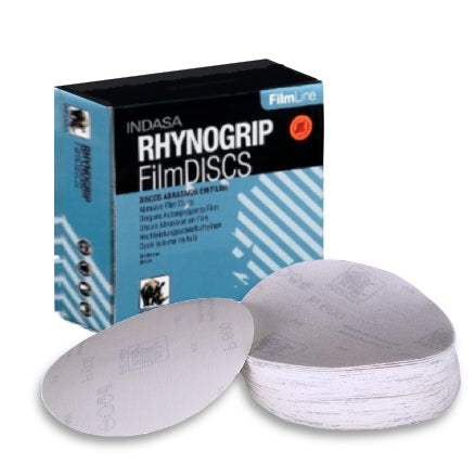 Indasa 3" FilmLine Rhynogrip Solid Sanding Discs, 7300F Series, 2