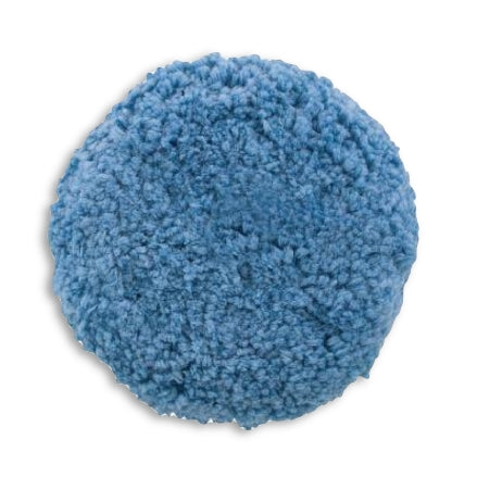 Presta 9" Wool, Blue Soft Polishing Double Sided Screw On Pad, 890164