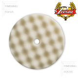 Presta 8" Foam, Waffle, White Compounding Grip Pad, 890171