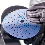 Sunmight 6" Ceramic Film Multi-Hole Vacuum Grip Sanding Discs