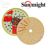 Sunmight 5" Gold Multi-Hole Vacuum Grip Sanding Discs