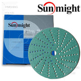 Sunmight 6" Film Multi-Hole Vacuum Grip Sanding Discs, 2