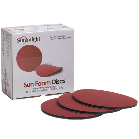 Sunmight 6" Sunfoam Grip Foam Sanding Discs, 2
