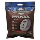 Buff and Shine 5" Uro Wool Purple 100% Knitted Wool Blend Pad, Cutting, 5KWP, 6