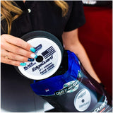 Buff and Shine 5" EdgeGuard Foam Buff Pad, Black, Final Finishing, 520EG