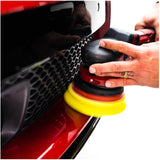 Buff and Shine 5" EdgeGuard Foam Buff Pad, Yellow, Polishing, 534EG