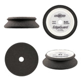 Buff and Shine 3" EdgeGuard Foam Buff Pads, Black, Final Finishing, 320EG, 4