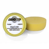 Buff and Shine 3" Mini Foam Yellow Medium Cutting Grip Pad, 2-Pack, 330G