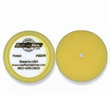 Buff and Shine 3" Mini Foam Yellow Medium Cutting Grip Pad, 2-Pack, 330G, 2