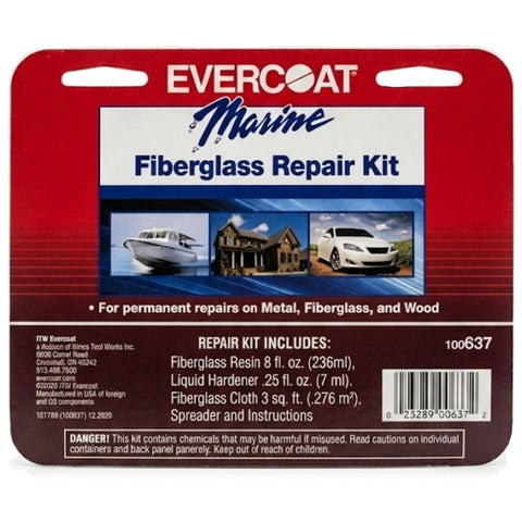 Evercoat Marine Fiberglass, Metal and Wood Repair Kit, 100637