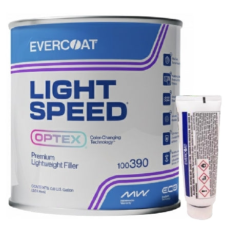 New can design for Evercoat Light Speed Optex Premium Lightweight Filler Plus Hardener, 100390