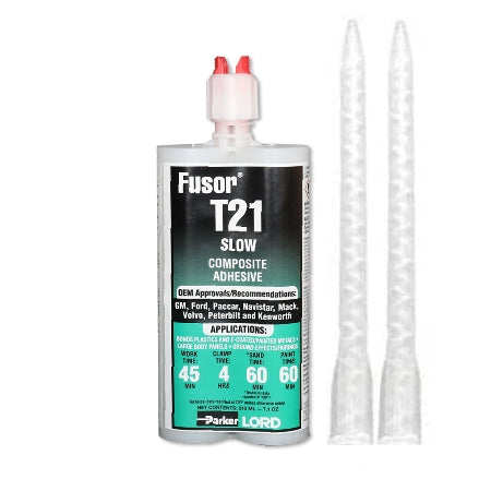 Fusor T21 Composite Epoxy Adhesive, Slow, 7.1oz/210ml, 3029750