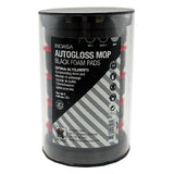 Indasa Autogloss Mop 3" Black Foam Soft Finishing Buff Pad, 5-Pack, 580189, 2