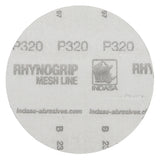 Indasa 6" Rhynogrip Mesh Line Vacuum Sanding Discs, 8