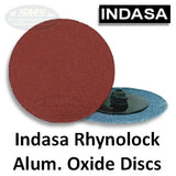 IndasaRhynolock Aluminum Oxide Locking Discs, R-Type, with text stating same