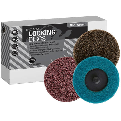 Indasa Rhynolock 3" Surface Conditioning Locking Discs, 8003 Series