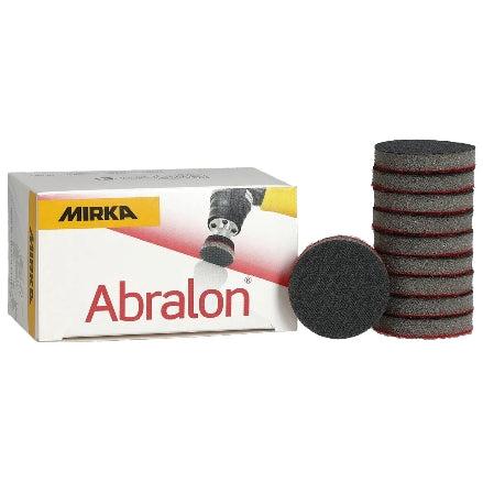Mirka Abralon 1.3" Foam Polishing Grip Discs, 8A-600 Series