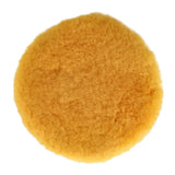 Mirka 6" Lambswool Pro Yellow Polishing Buff Pad, 2-Pack, MPADLWY-6, front facing view
