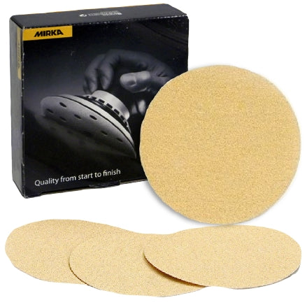 Mirka 6" Gold Grip Solid Sanding Discs, 23-622 Series