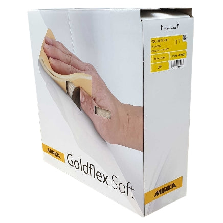 Mirka Goldflex Soft Hand Sanding Pad Rolls, 23-145 Series, 6