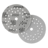 Mirka Iridium Soft 5" Multifit Grip Dry Sanding Discs, 24-5MF Series, 3