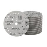 Mirka Iridium Soft 6" Multifit Grip Dry Sanding Discs, 24-6MF Series, 3