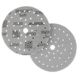 Mirka Iridium Soft 6" Multifit Grip Dry Sanding Discs, 24-6MF Series, 2
