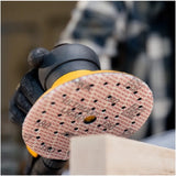 Mirka Ultimax Ligno 6" Grip Discs, in action image, 3