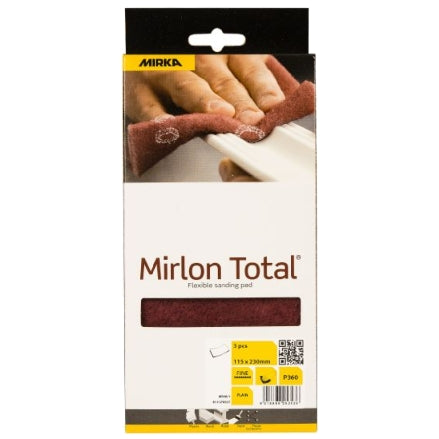 Mirka Mirlon Total Scuff Pads, Retail Packs, Very Fine 360 Grit, 18-118-RP Series