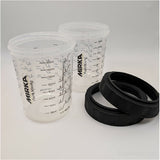 Mirka Outer Cup with Collar 2-Pack for Paint Cup Systems, 180ml