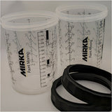 Mirka Outer Cup with Collar 2-Pack for Paint Cup Systems, 850ml