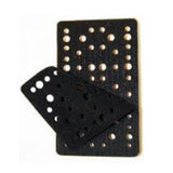 Mirka 3" x 5" 54-Hole Pad Saver, 9935, shown on backup pad