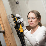 Mirka Iridium 3" x 5" Grip Vacuum File Board, 24-35M Series, in action picture