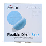Sunmight Flexible Film 6" Solid Grip Discs, Blue (400-600 grit), 60218, 4