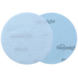 Sunmight Flexible Film 6" Solid Grip Discs, Blue (400-600 grit), 60218, 3