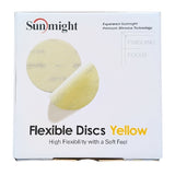 Sunmight Flexible Film 6" Solid Grip Discs, Yellow (800-1000 grit), 60219, 4