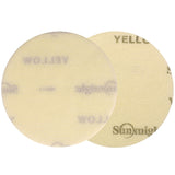 Sunmight Flexible Film 6" Solid Grip Discs, Yellow (800-1000 grit), 60219, 3