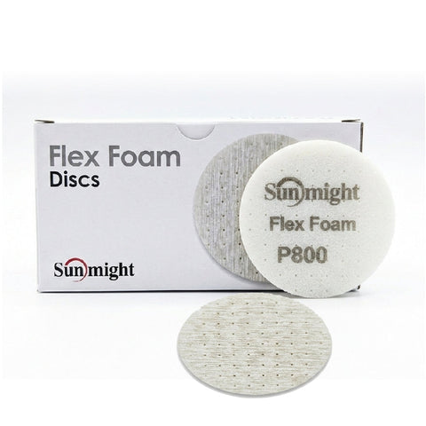 Sunmight Flex Foam Film 3" Vacuum Grip Sanding Discs