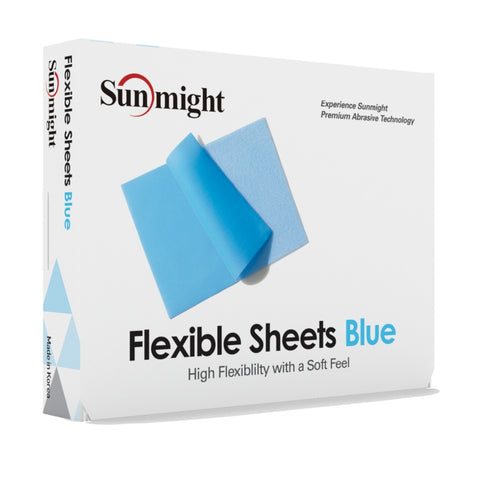 Sunmight Flexible Film Grip Sheets, Blue (400-600 grit), 60118, new packaging