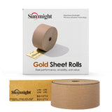 Sunmight 2.75" Gold PSA Sanding Sheet Roll Collection