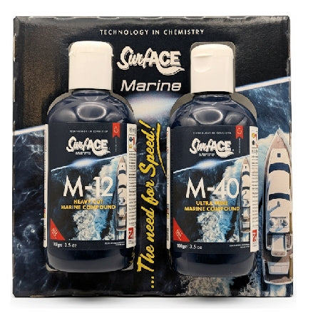 Surf-ACE Marine M-12 & M-40 Gelcoat, Fiberglass & Paint Restoration Kit, M-60000US