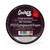 Surf-ACE 6" P12 Compounding Foam Grip Buff Pad, 2-Pack, 90028