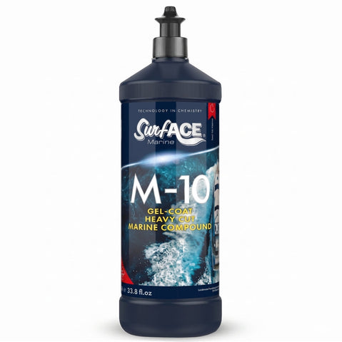 Surf-ACE Marine M-10 Xtra Heavy Cut Compound, 1 Liter, M-00010