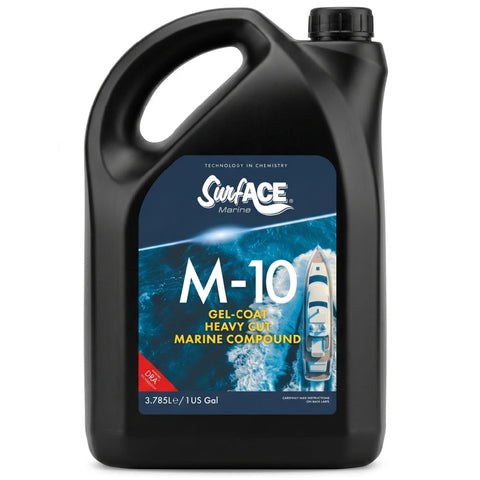 Surf-ACE Marine M-10 Xtra Heavy Cut Compound, 1 Gal, M-00378