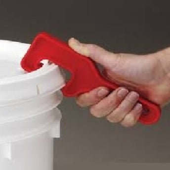 Plastic pail clearance opener