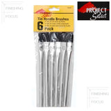 Project Select Tin Handle Acid and Glue Brushes, 9002
