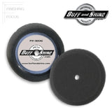 Buff and Shine 3" Mini Foam Black Finishing Grip Pad, 2-Pack, 320G, 2